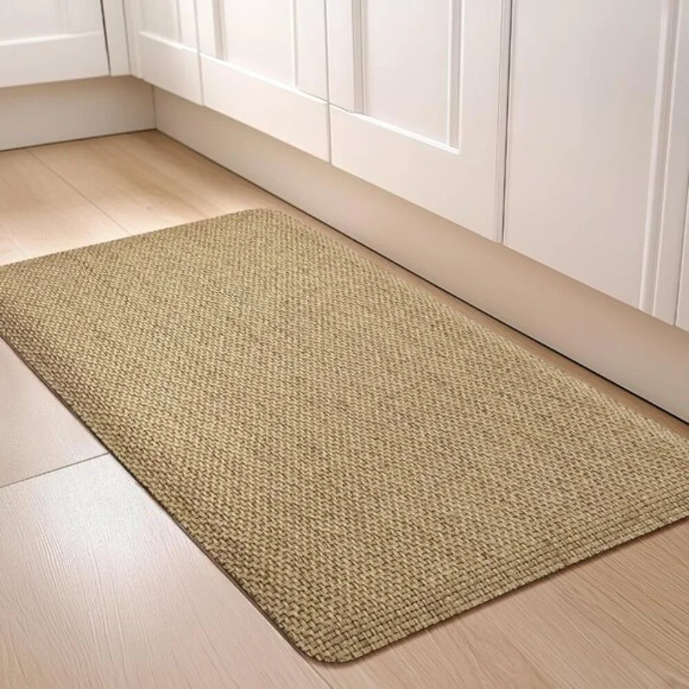 Cushioned Kitchen Mat, Non-Slip Anti-Fatigue Memory Foam Rug for Home & Office